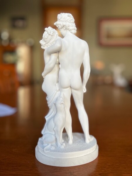 Lovers Replicas Venus and Adonis Marble Sculpture statues Statuary